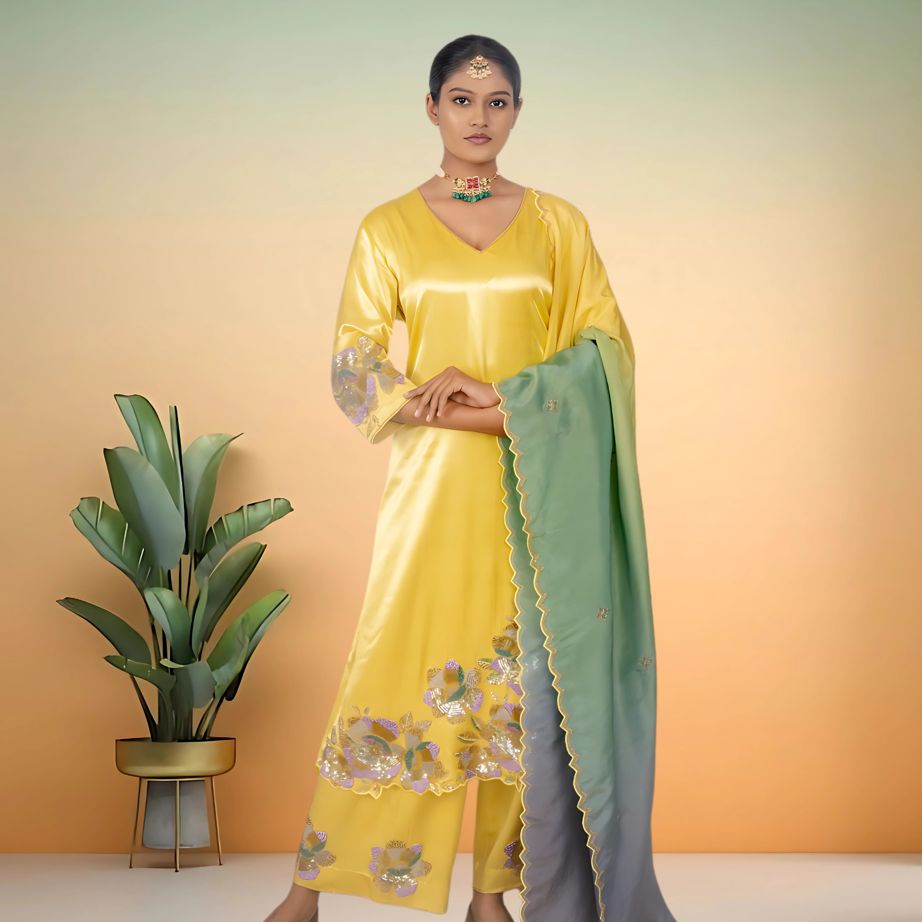 Designer Palazzo Set