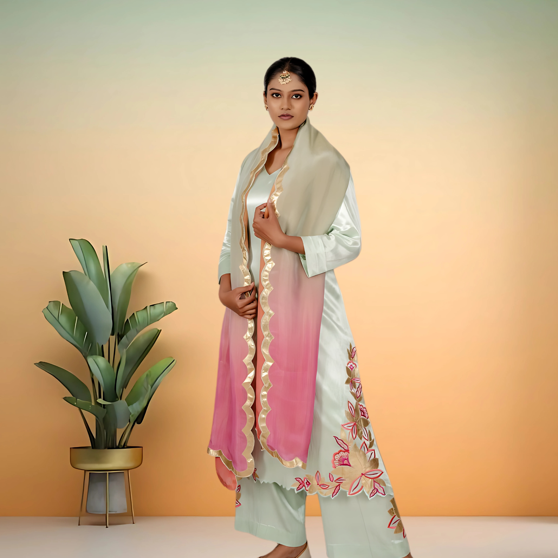 Designer Palazzo Set