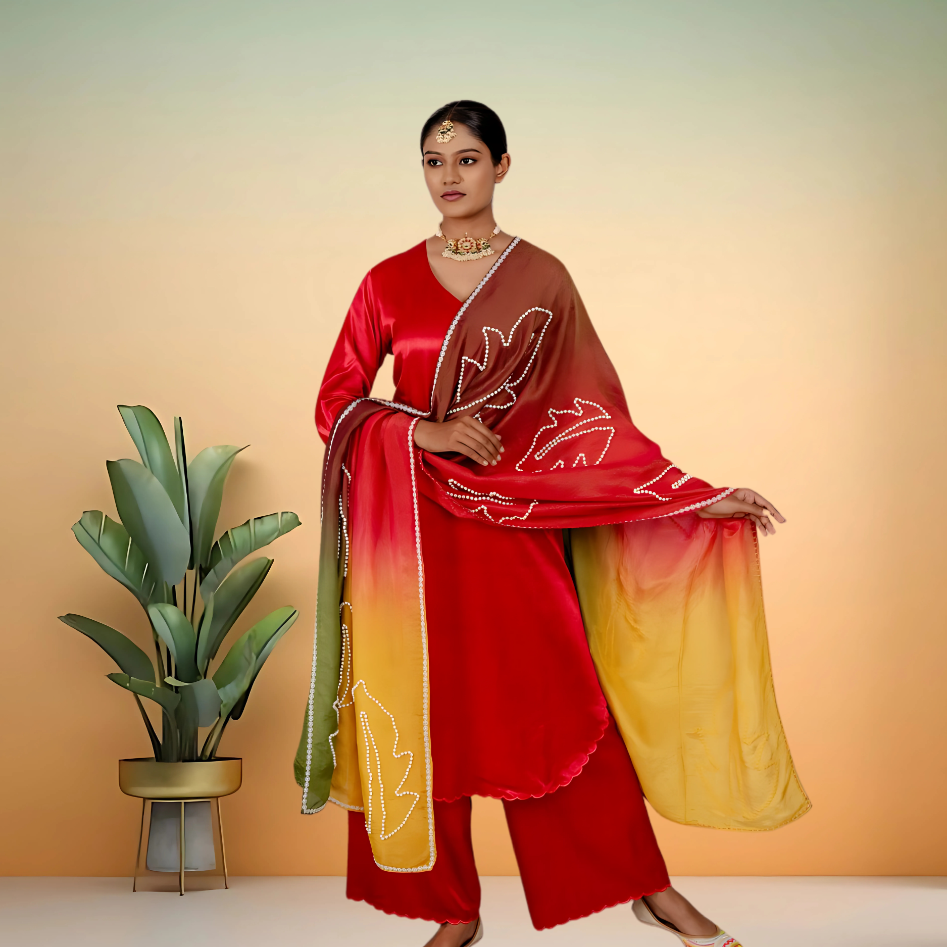 Designer Palazzo Set