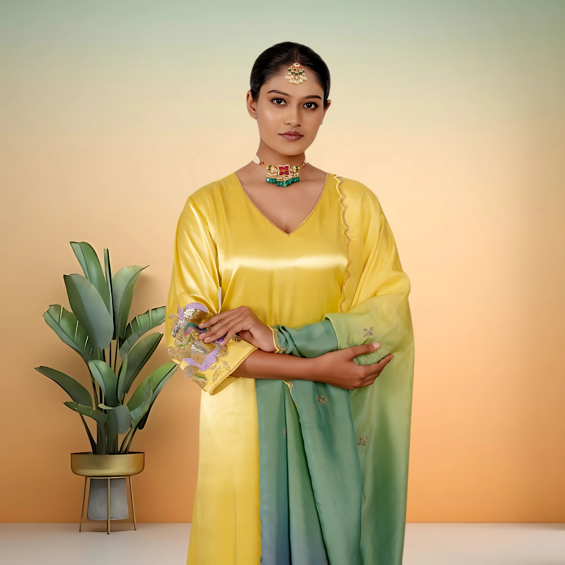 Designer Palazzo Set