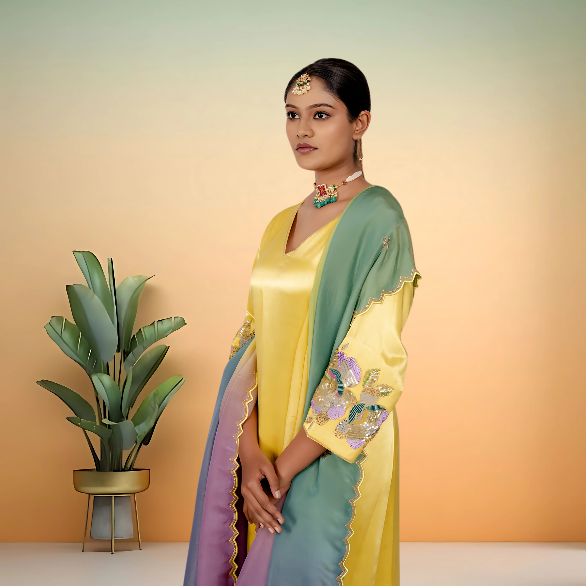 Designer Palazzo Set