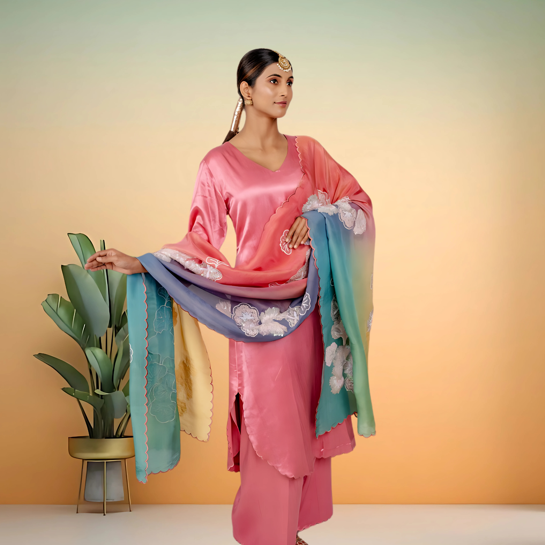 Designer Palazzo Set