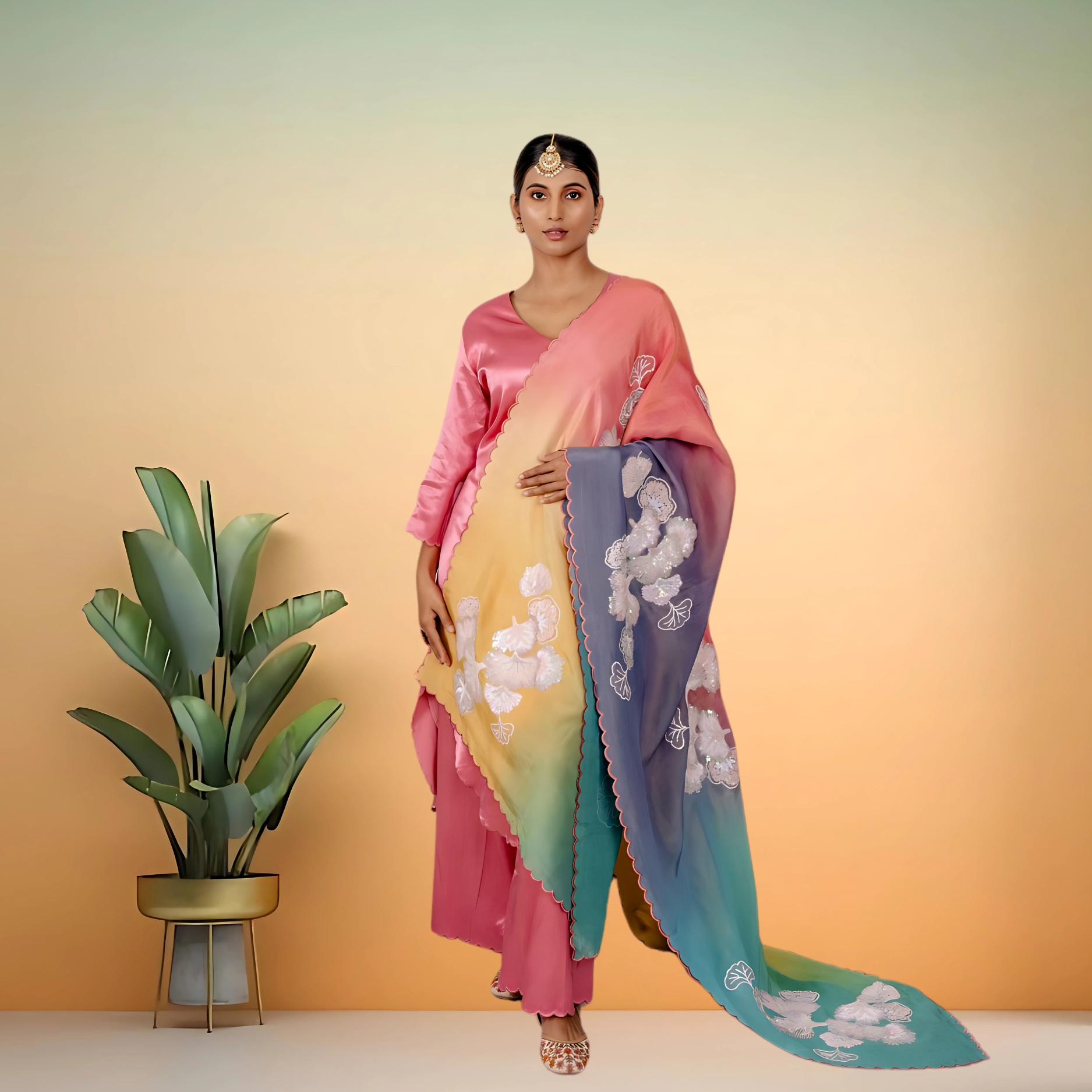 Designer Palazzo Set