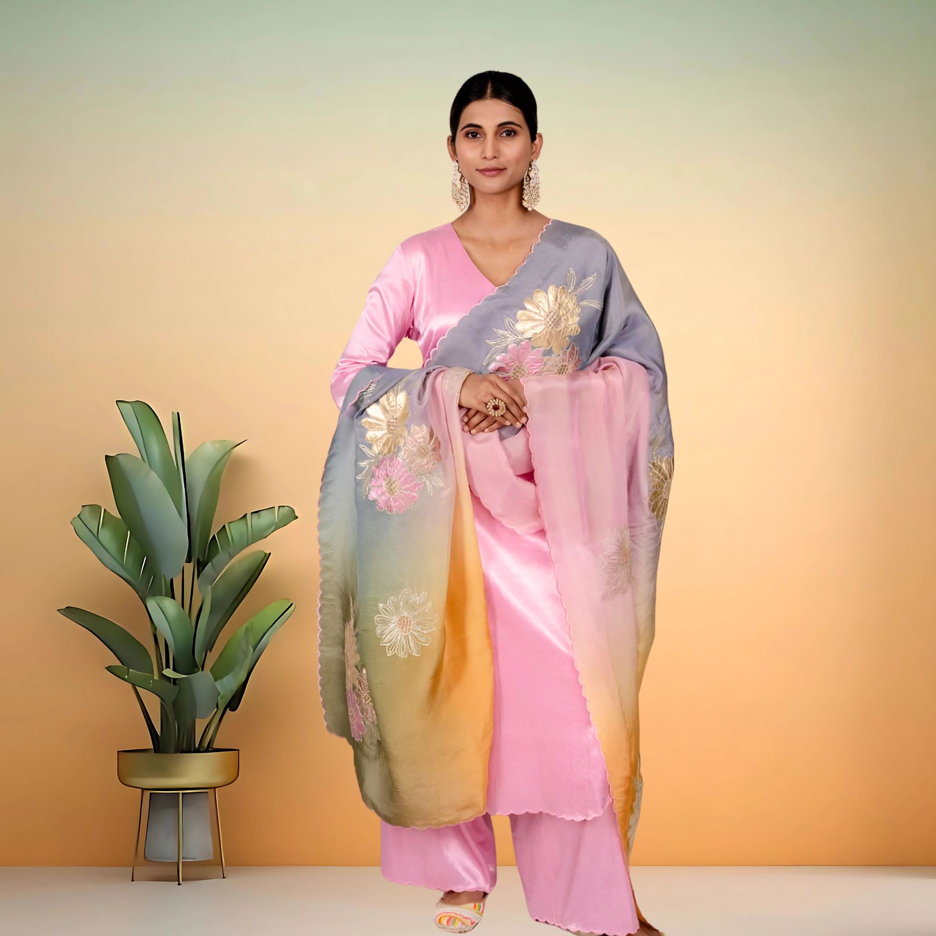 Designer Palazzo Set