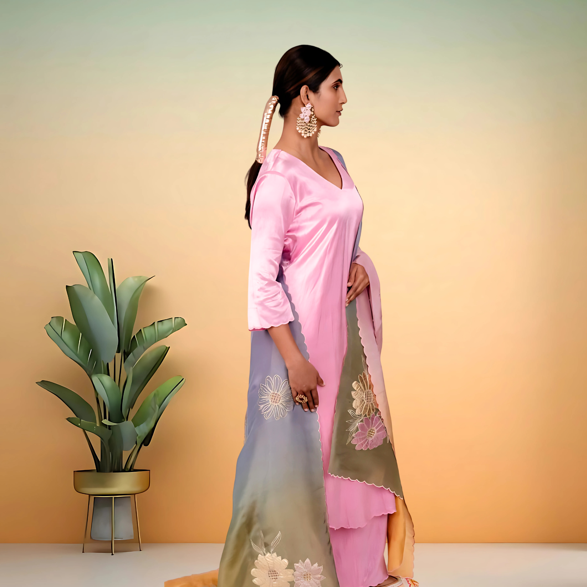 Designer Palazzo Set