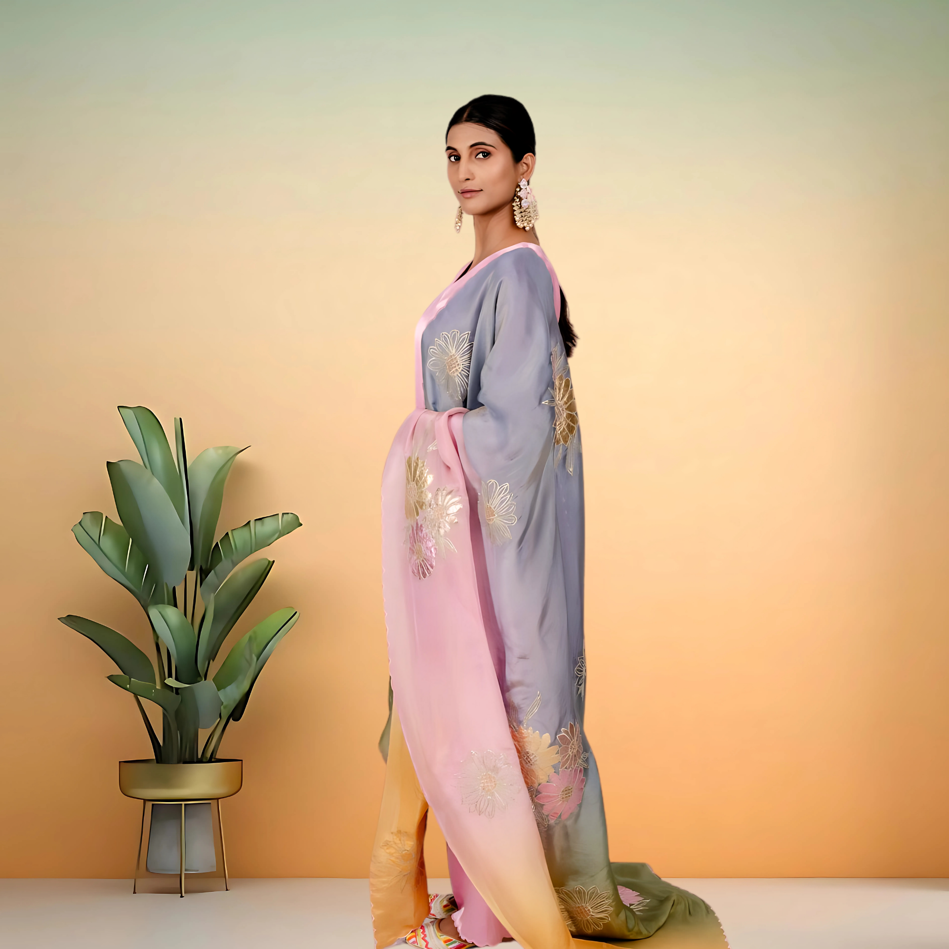 Designer Palazzo Set