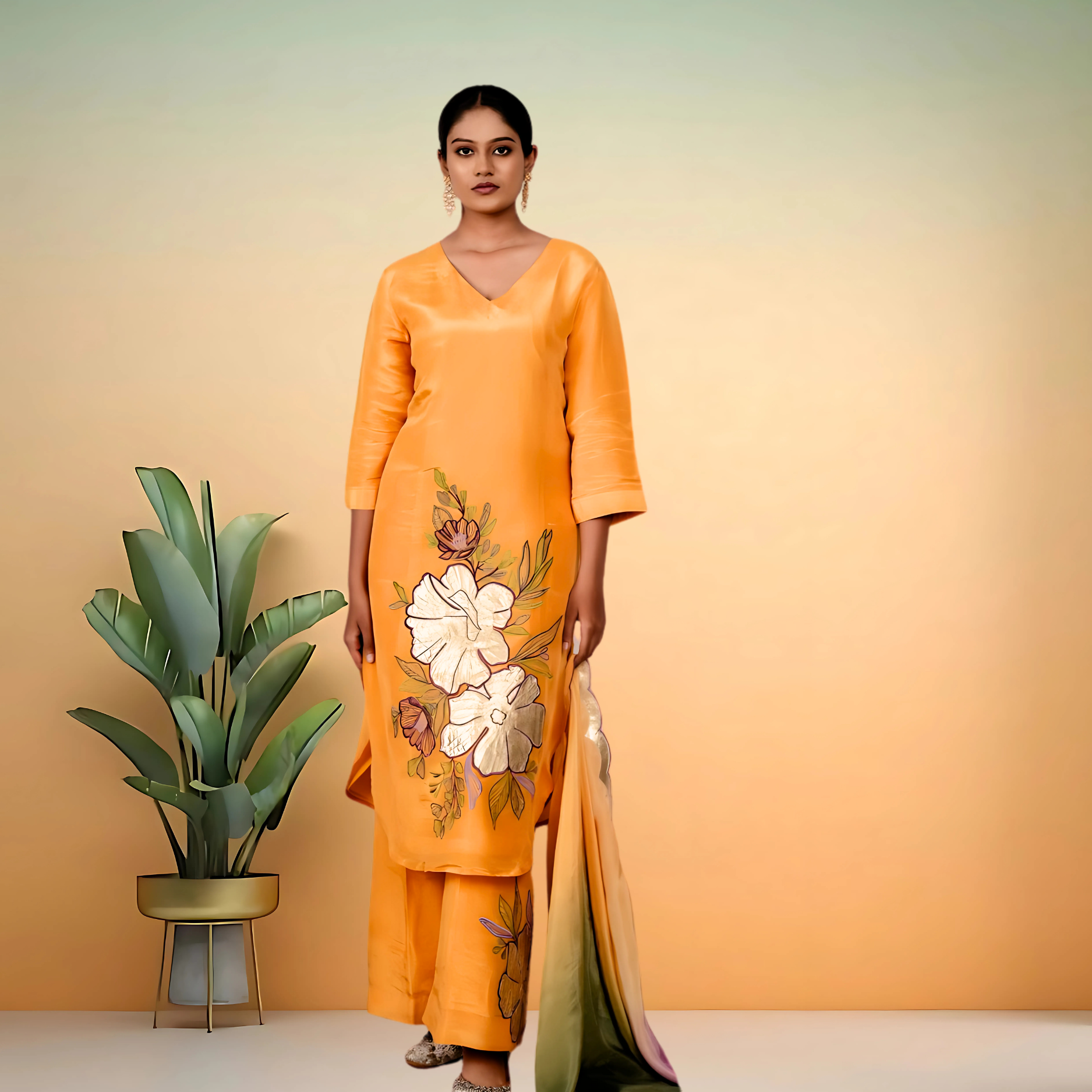 Designer Palazzo Set