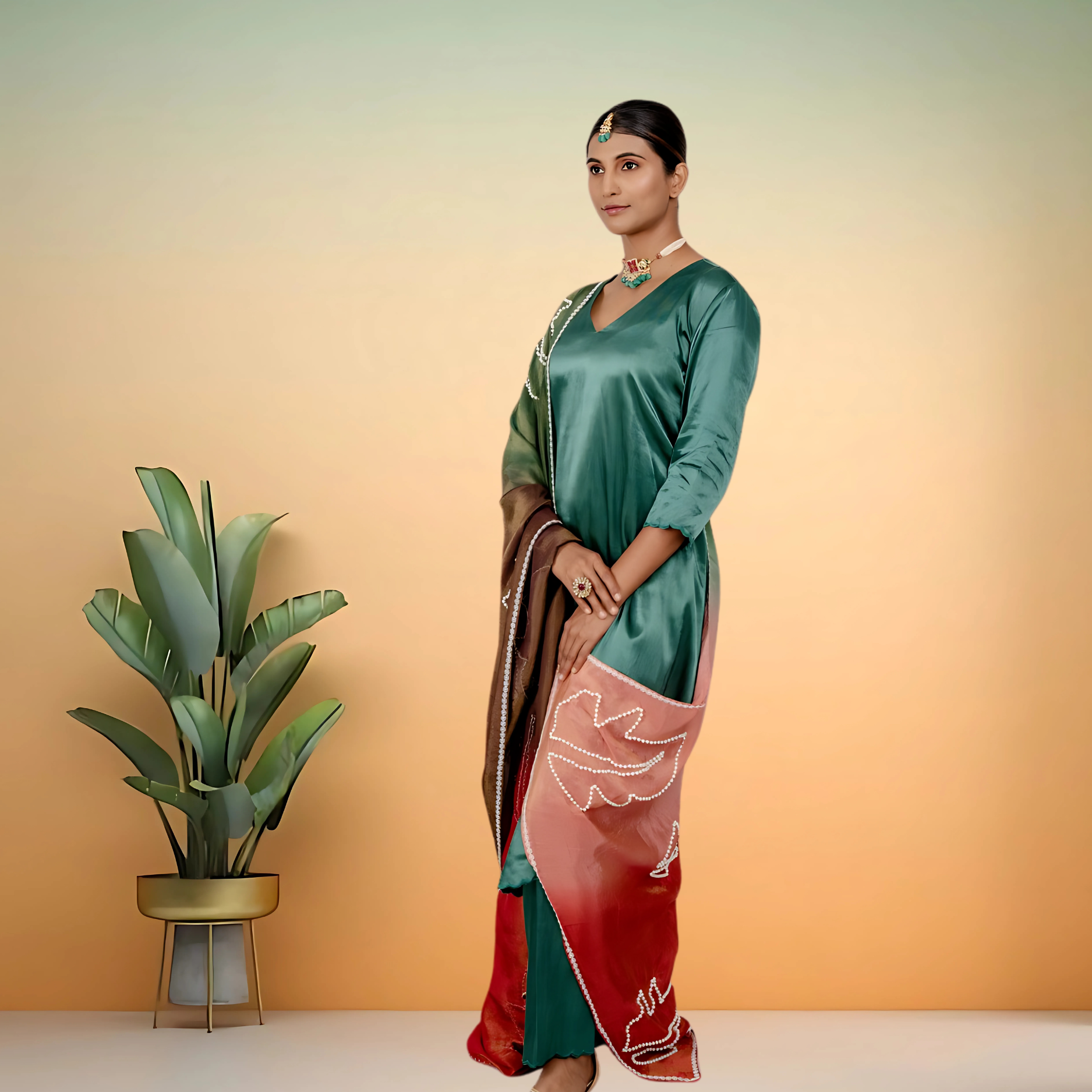 Designer Palazzo Set