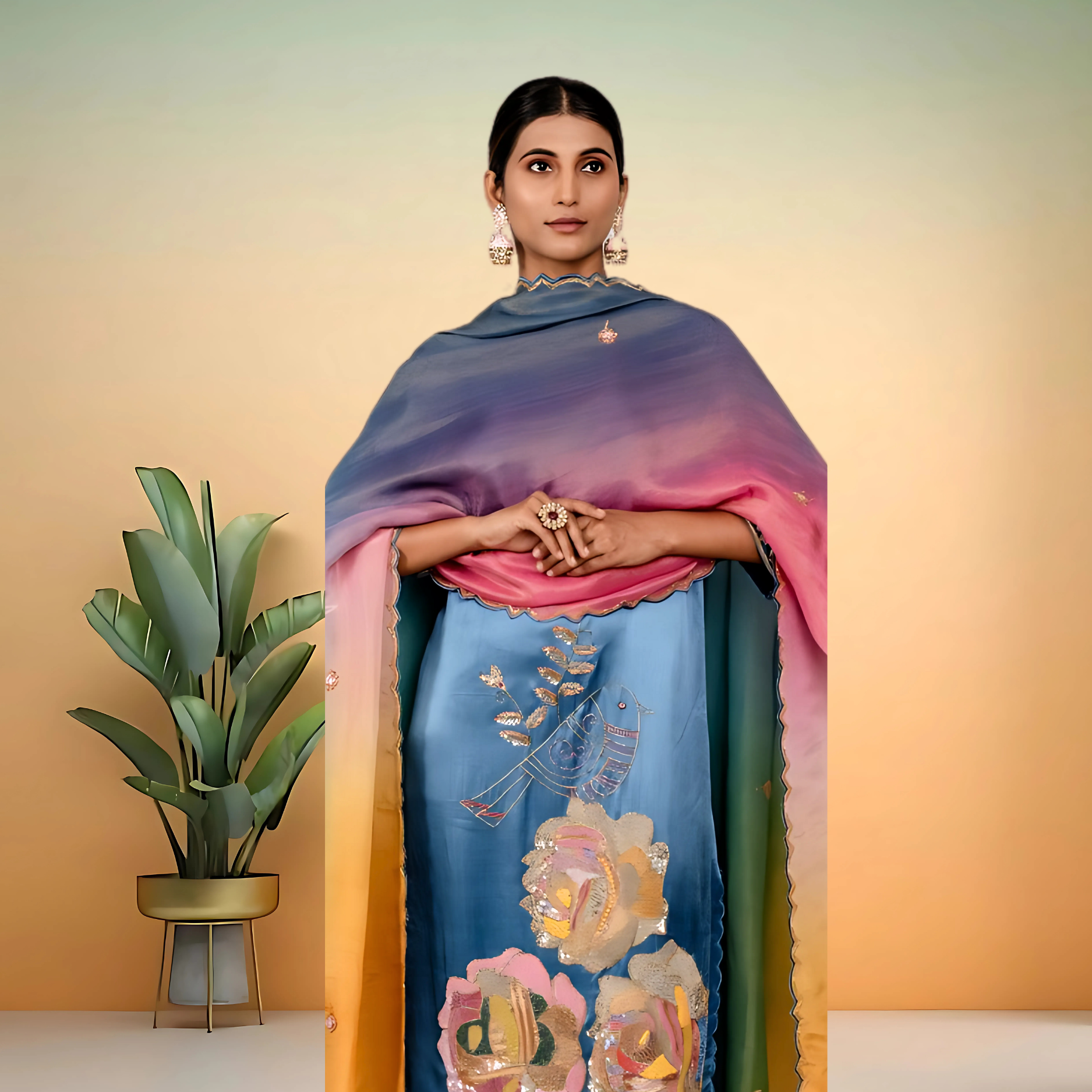 Designer Palazzo Set