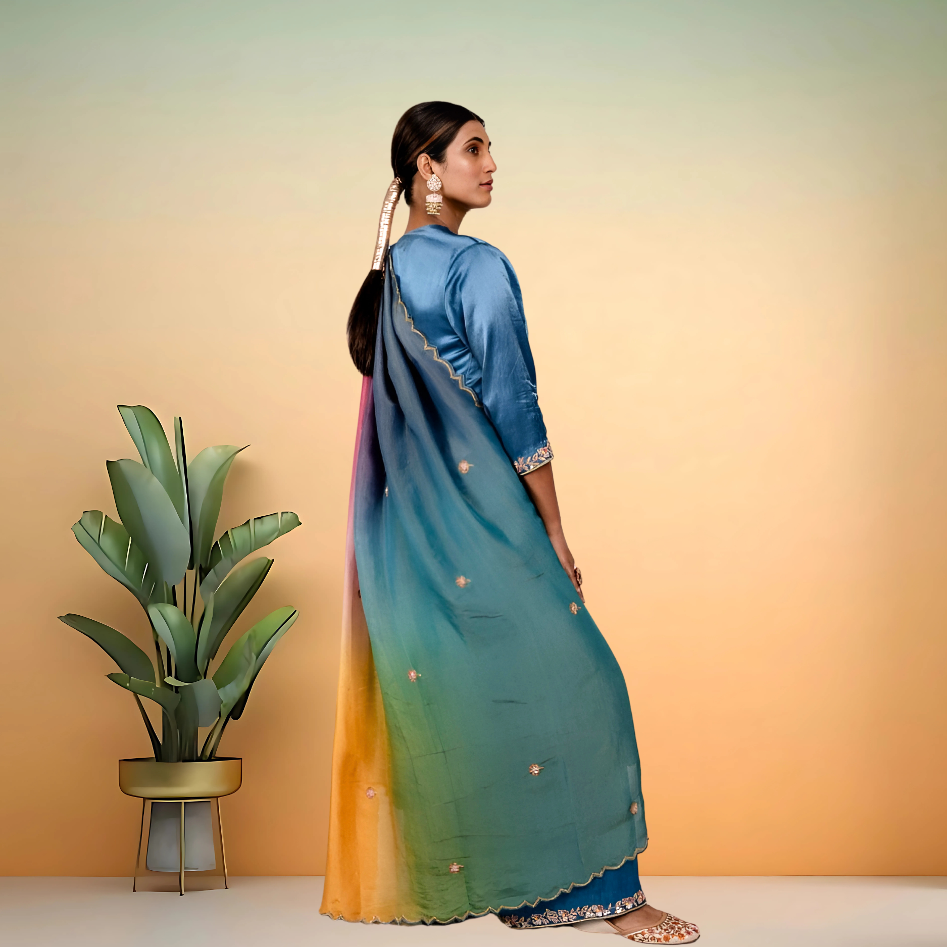 Designer Palazzo Set