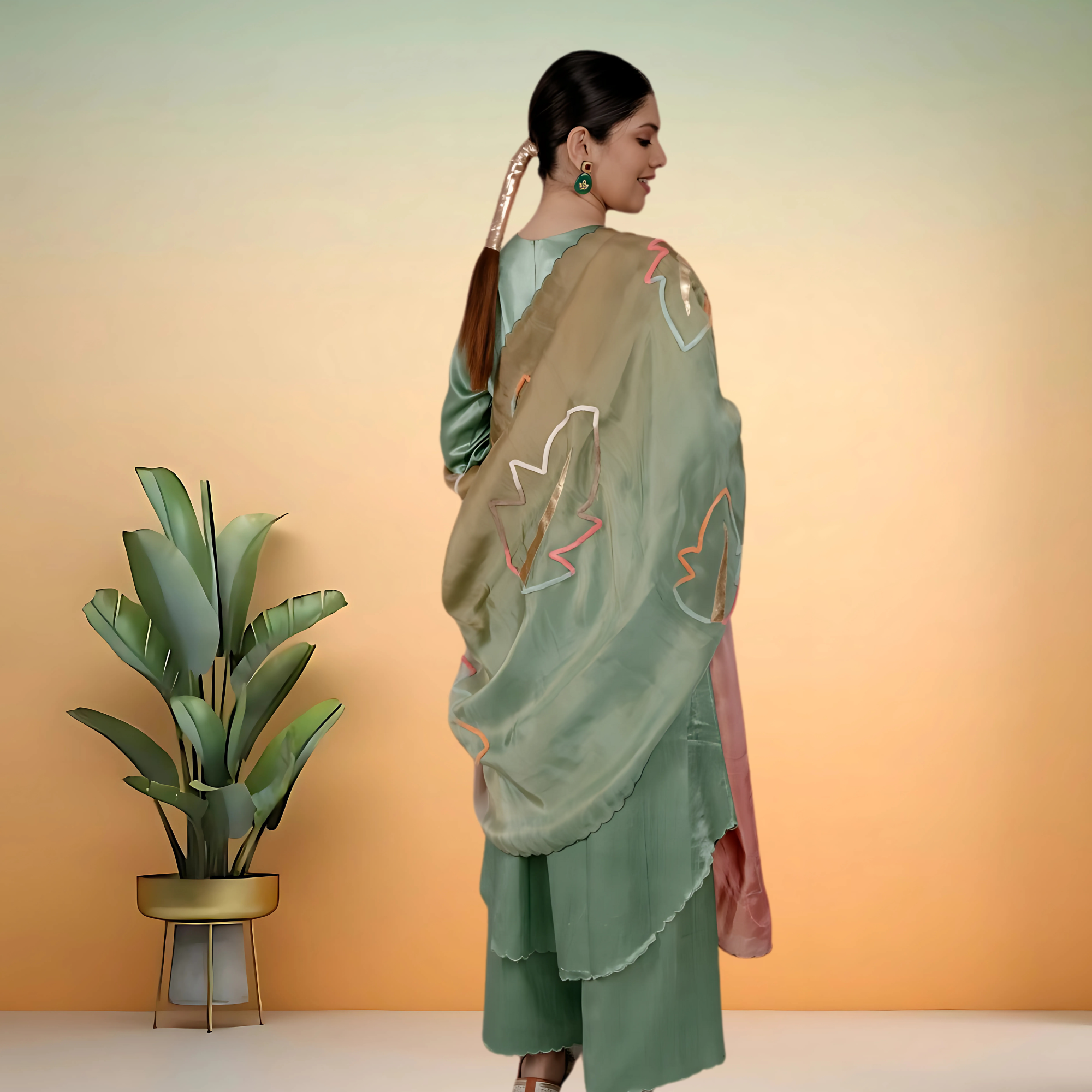 Designer Palazzo Set