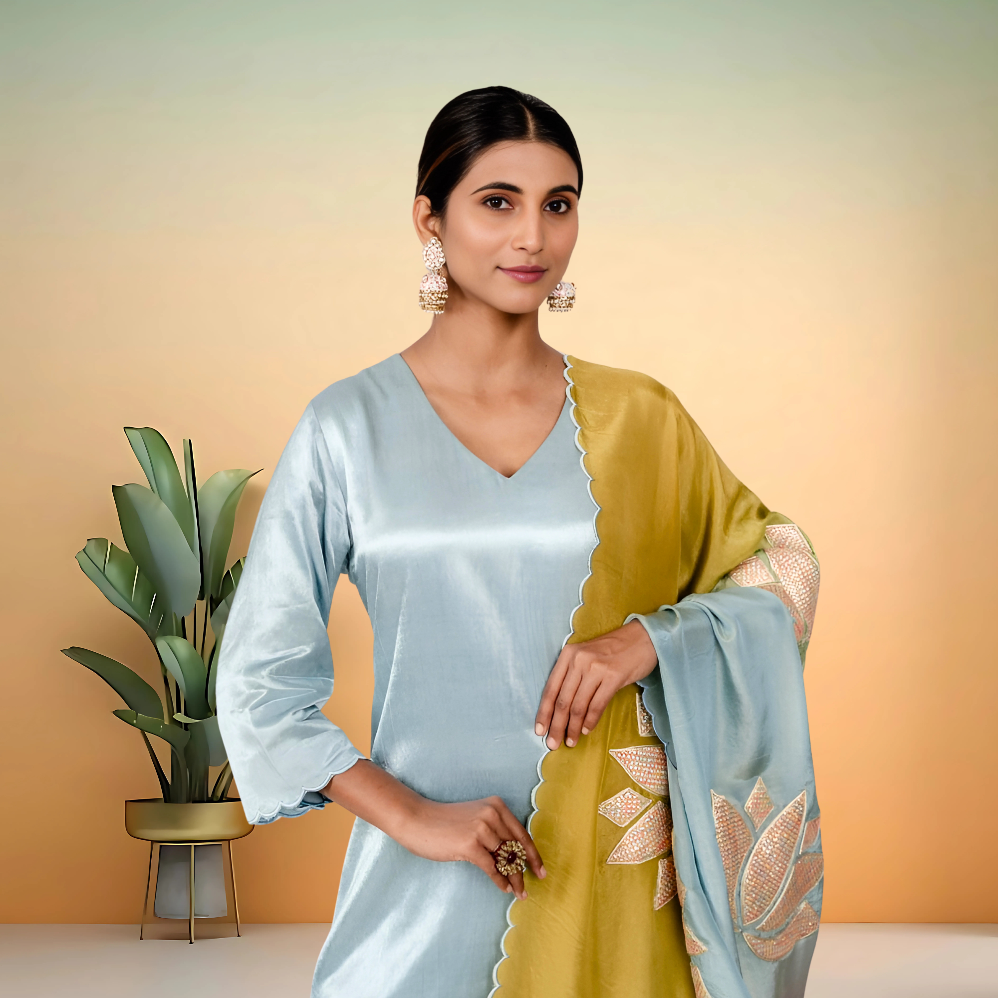 Designer Palazzo Set