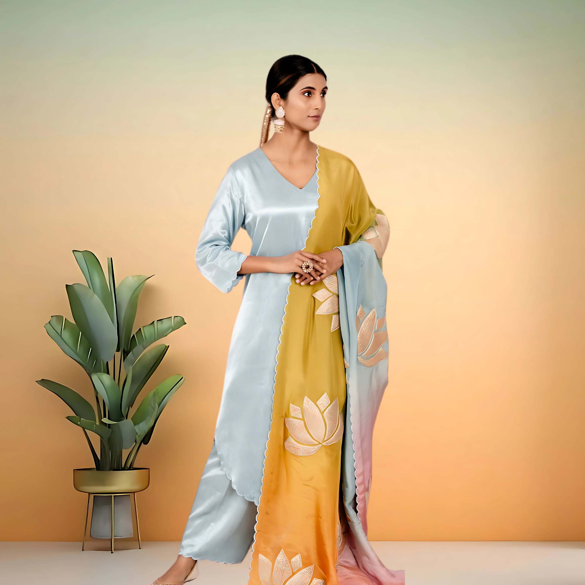 Designer Palazzo Set