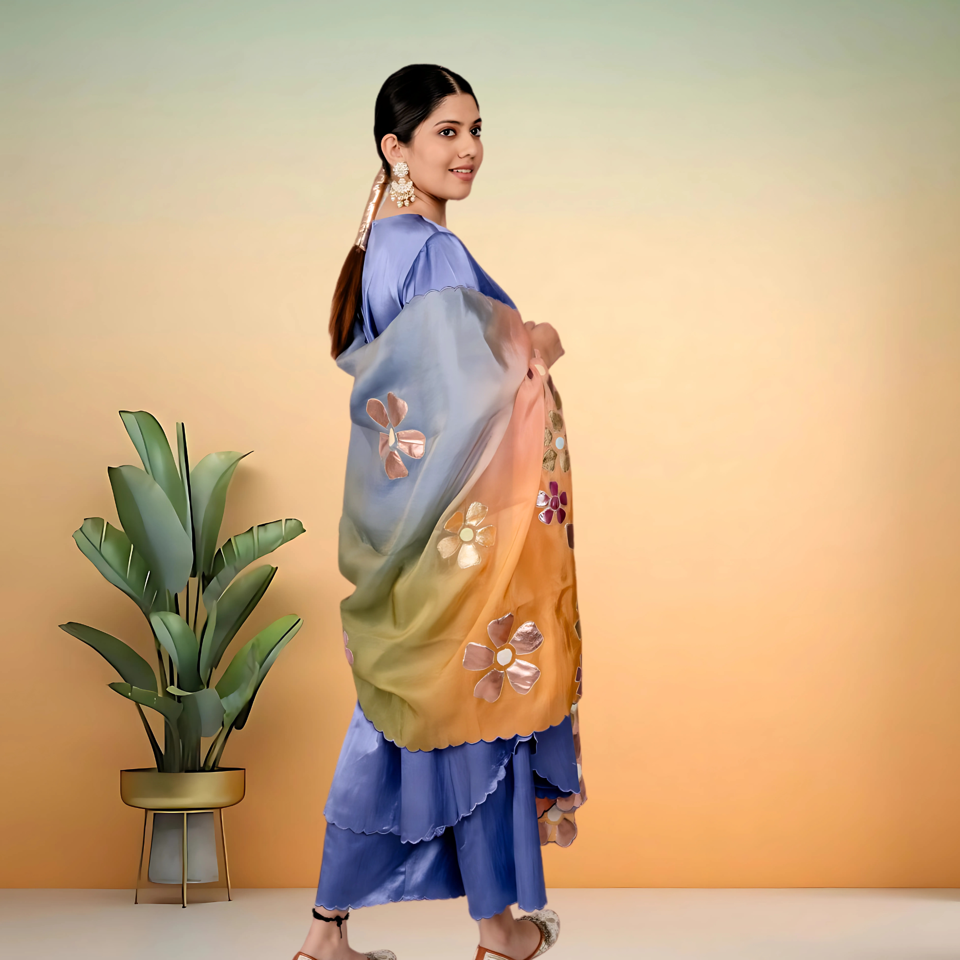 Designer Palazzo Set