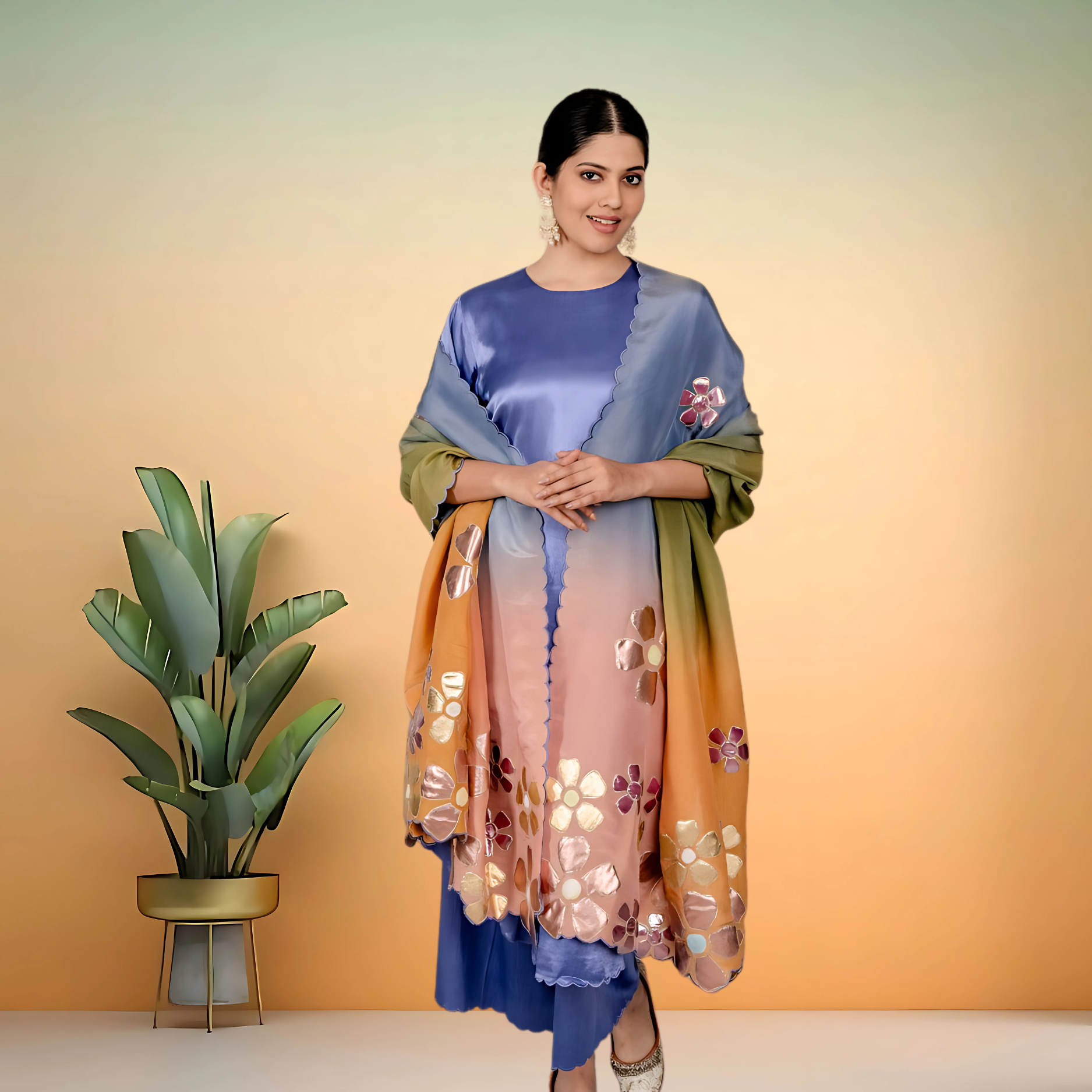 Designer Palazzo Set