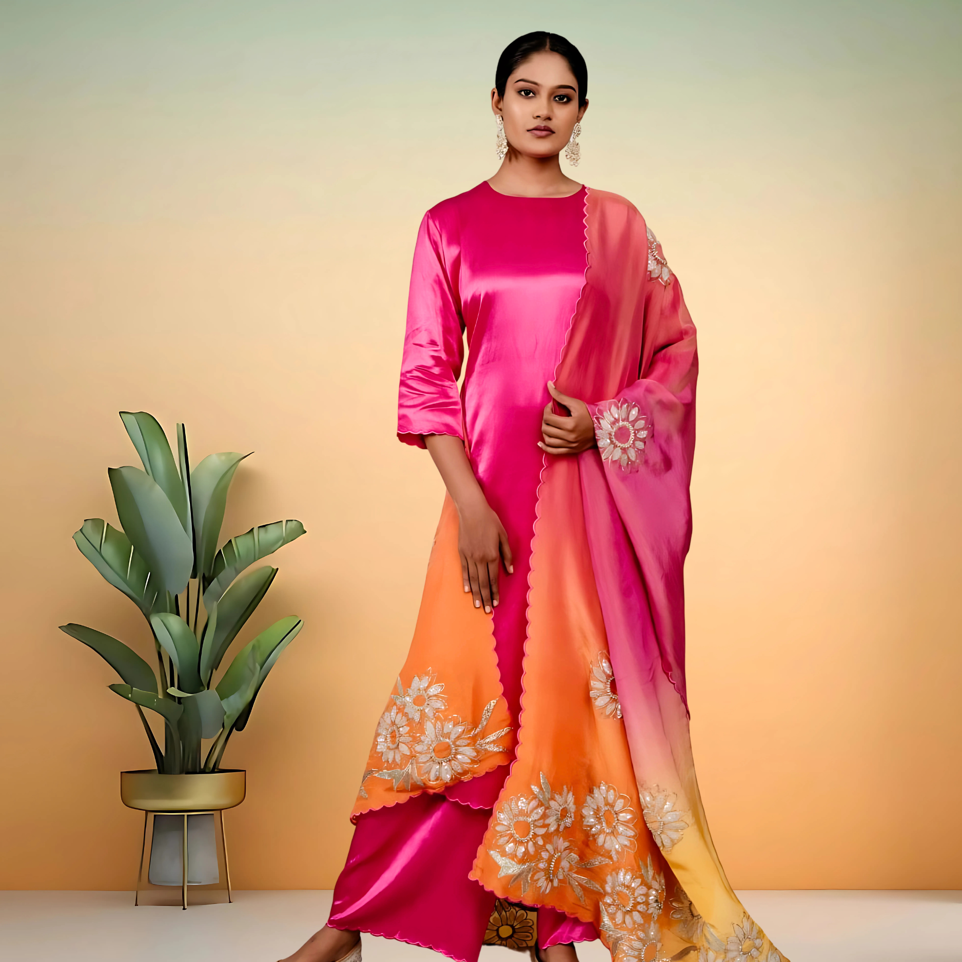 Designer Palazzo Set