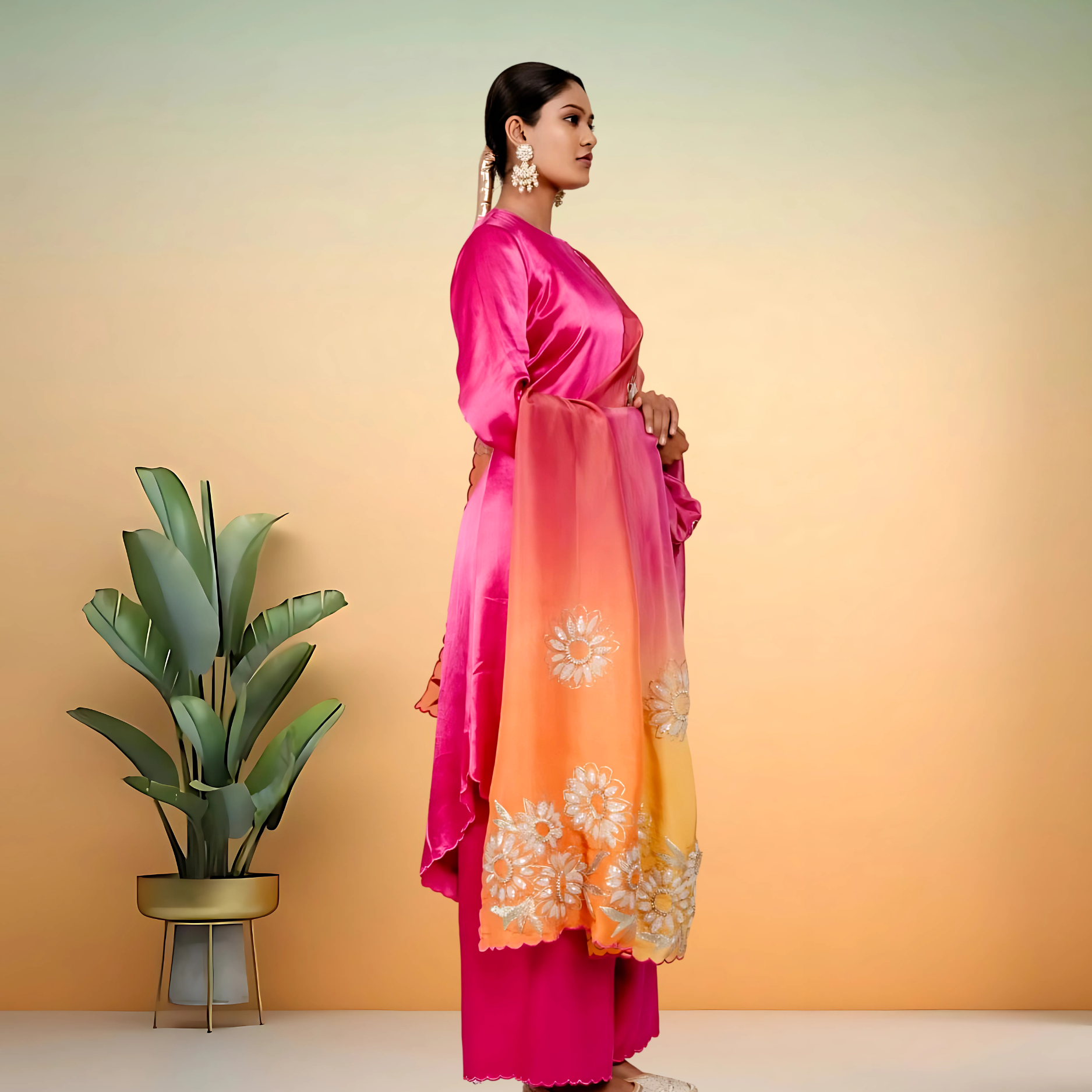 Designer Palazzo Set