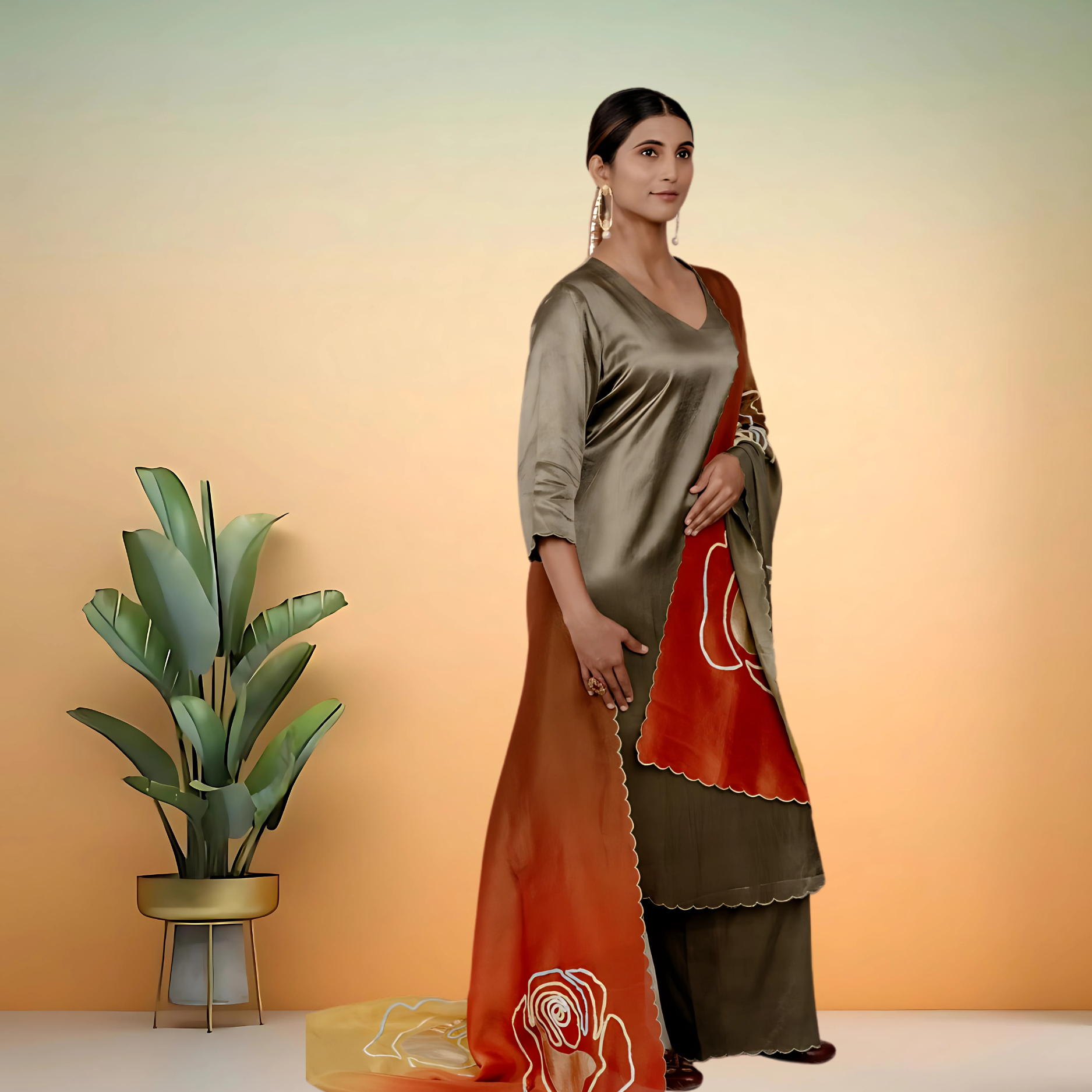 Designer Palazzo Set