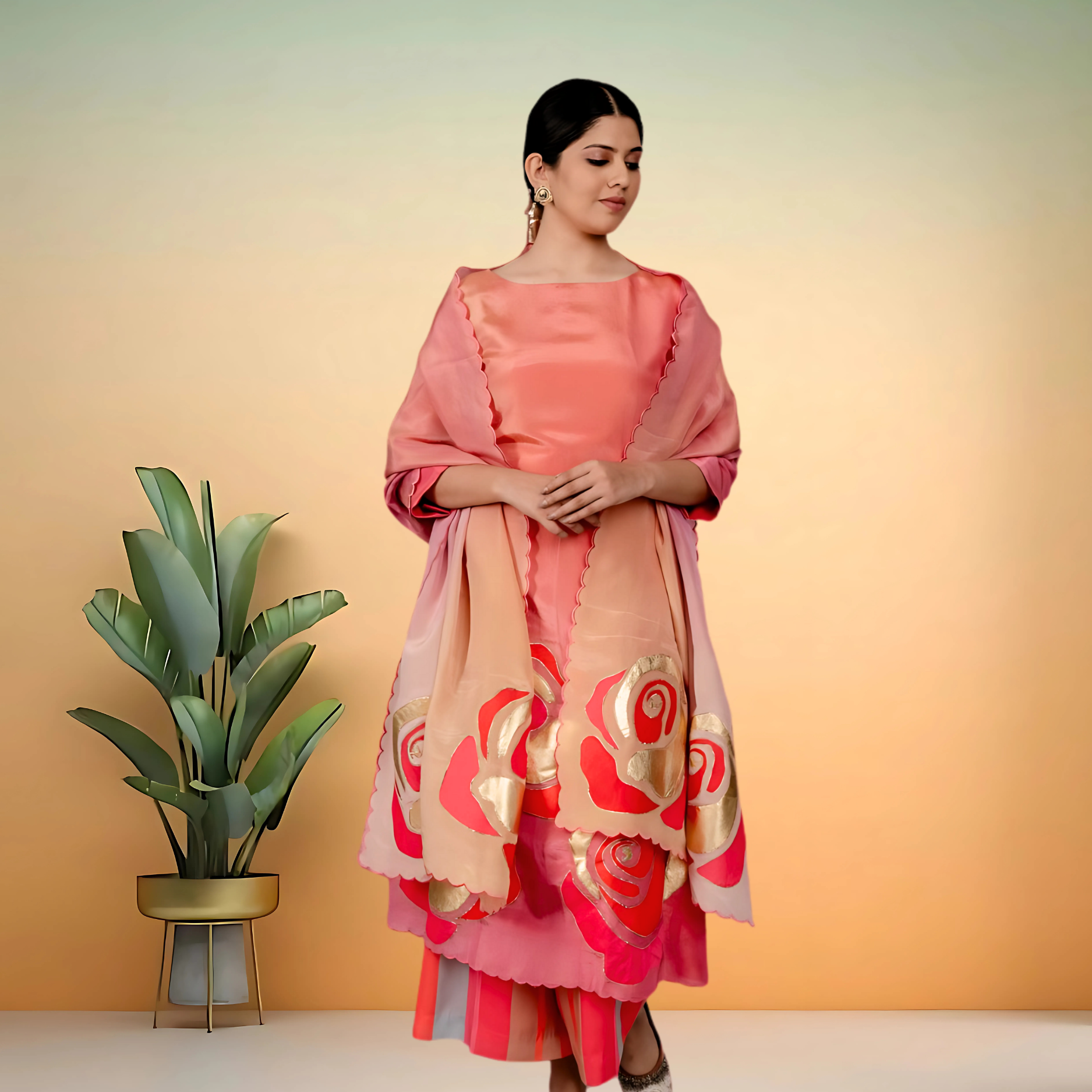 Designer Palazzo Set